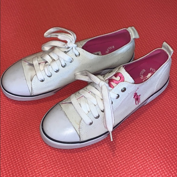 Polo Ralph Lauren Shoes - Polo Ralph Lauren canvas sneakers women’s size 7